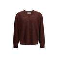 Men's Bordeaux Linen Sweatshirt Clothing