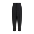 Men's Black Wool Casual Pants