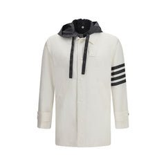 Men's White Polyamide Sweatshirt Clothing