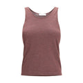 Women's Bordeaux Cashmere Sleeveles T-Shirt