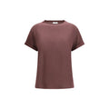 Women's Bordeaux Nylon T-Shirt