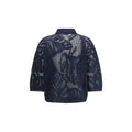 Blue Linen Polo Shirt
