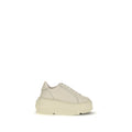 Women's White Rubber Chunky Sneakers
