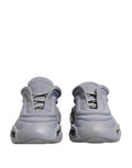 Women's Gray Slip On Wave Low Top Sneakers Polyester Viscose
