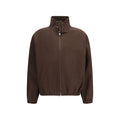 Women's Brown Polyester Bomber Clothing