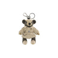 Women's Beige Cashmere Keychain Accessory