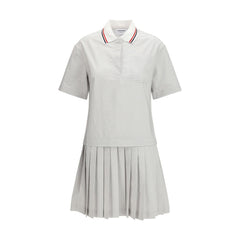 Women's Gray Cotton Casual Dress