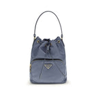 Blue Polyamide Backet Bag