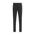 Men's Black Wool Oves Aries Dress Pants