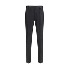 Men's Black Wool Oves Aries Dress Pants