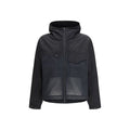 Men's Black Cotton Shell Jacket Clothing