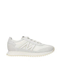 Men's White Leather Athletic Sneakers