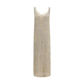 Women's Beige Linen Casual Dress
