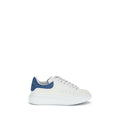 Men's White Calf Leather Bos Taurus Platform Sneakers