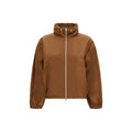 Women's Brown Polyester Rain Coat Clothing