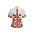 Men's Multicolor Linen Shortsleeve Shirt