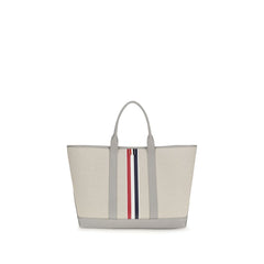 Men's Gray Fabric Shoulder Bag