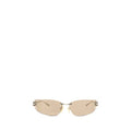 Women's Gold Metal Sunglasses