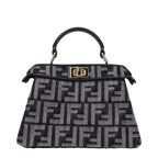 Black Fabric Handbag