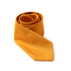 Men's Orange Silk Tie