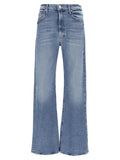 Mother The Lasso Sneak Jeans — Blue