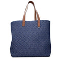 Men's Blue Fabric Shoulder Bag