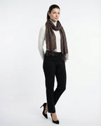 Silver Linen Scarf