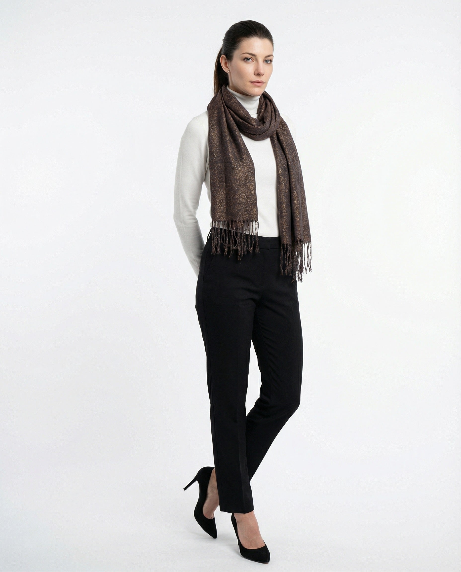 Silver Linen Scarf