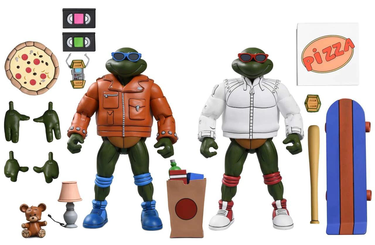 Tortugas Ninja (Cartoon) Figura Punk Leonard and Punk Raphael 2 Pack 18 cm