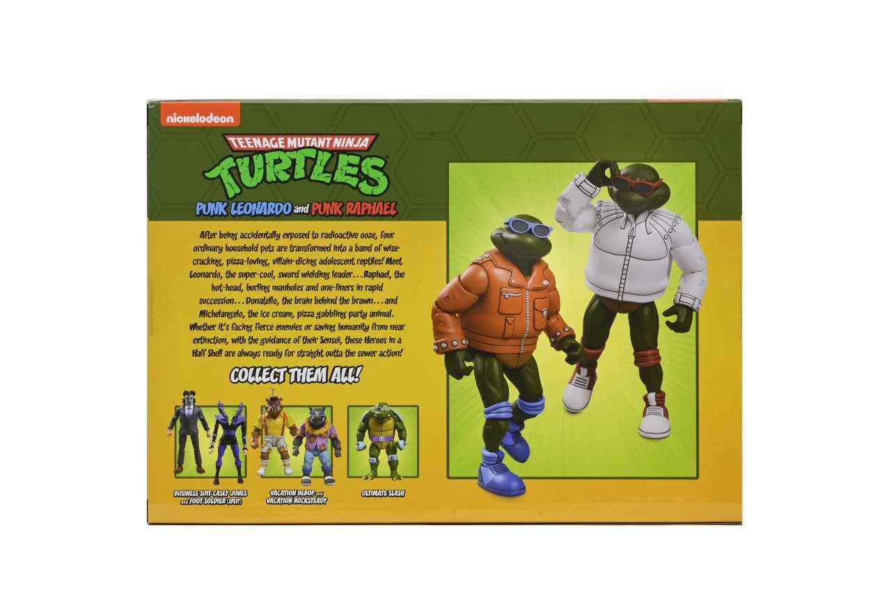 Tortugas Ninja (Cartoon) Figura Punk Leonard and Punk Raphael 2 Pack 18 cm