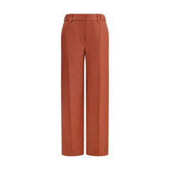 Women's Multicolor Linen Casual Pants