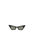 Women's Black Plastic Sunglasses