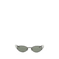 Women's Black Metal Sunglasses
