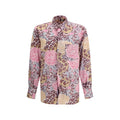 Men's Multicolor Polyester Pattern Shirt