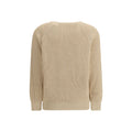Beige Cotton Sweatshirt