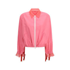 Women's Multicolor Viscose Bomber Clothing