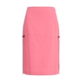 Women's Multicolor Viscose Midi Skirt