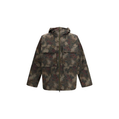Men's Bicolor Nylon Parka Clothing