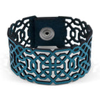 Laser Cut Leather Bracelet Islamic Art Inspiration