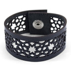 Moorish Tiles Inspired Leather Bracelet Alhambra