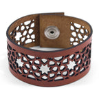 Moorish Tiles Inspired Leather Bracelet Alhambra