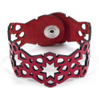 Islamic Art Inspired Leather Bracelet Star