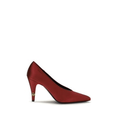 Women's Gianni Heel Red Viscose Silk