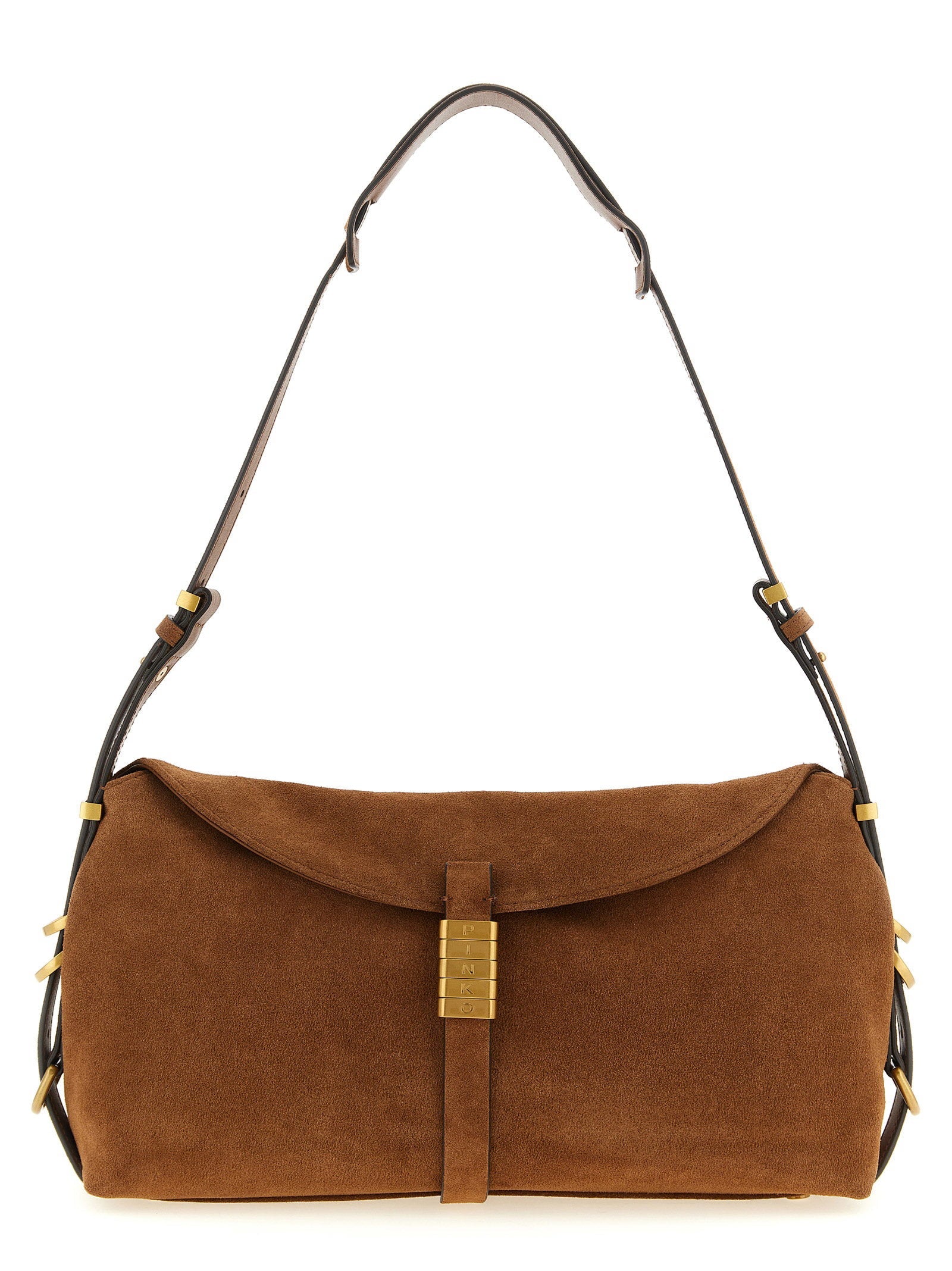 Pinko Shoulder Bag — Caramel