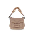 Women's Alphaville Shoulder Bag Beige Calf Leather Bos