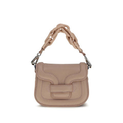 Women's Alphaville Shoulder Bag Beige Calf Leather Bos