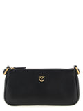 Pinko Half Moon Crossbody Bag — Black