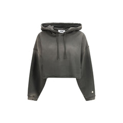 Women's Gray Cotton Sweatshirt Clothing