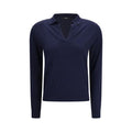 Women's Blue Viscose Sweatshirt Clothing