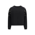Women's Black Polyester Sweatshirt Clothing